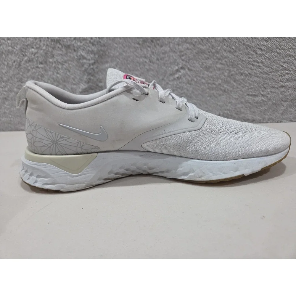 Nike Odyssey React 2  Running Shoes Pure Platinum AT9975-001 Men's Sz 14